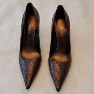 Nine West Bronze Pumps
